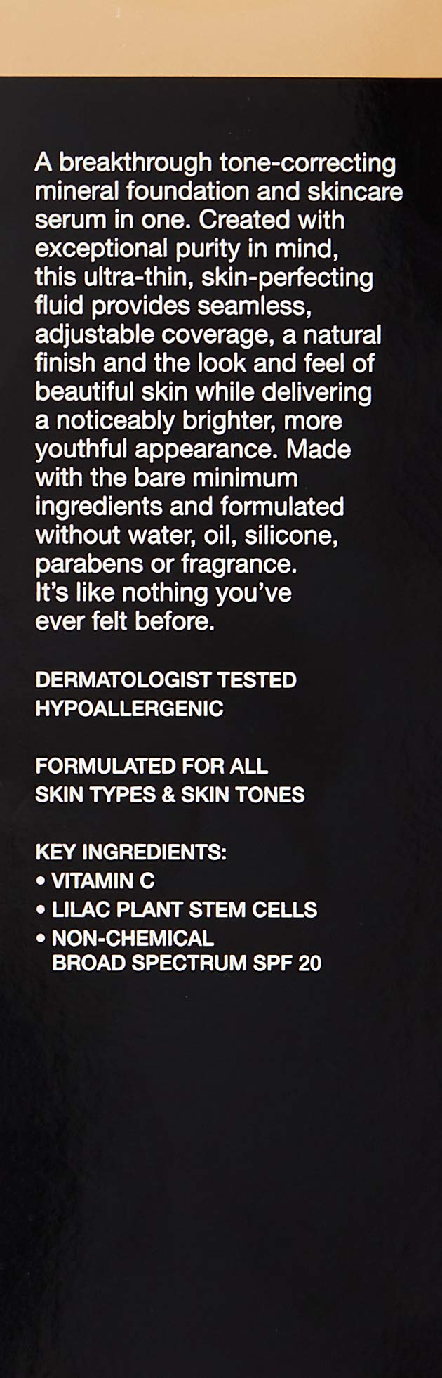 bareMinerals bareSkin Pure Brightening Serum Foundation SPF 20, Bare Linen 03, 1 Ounce