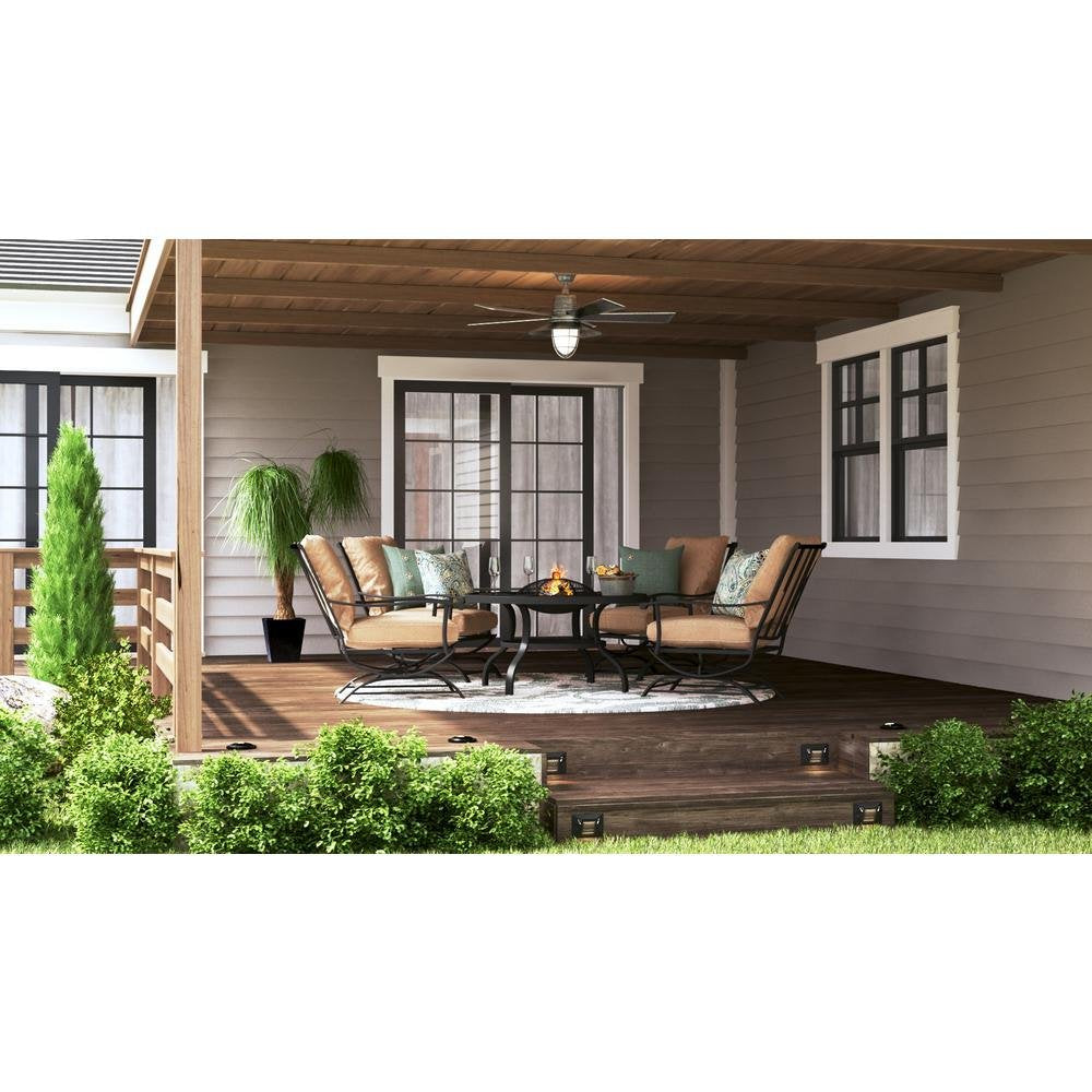 Generic Home Decorators Collection Grayton 54 in. LED Indoor/Outdoor Galvanize..