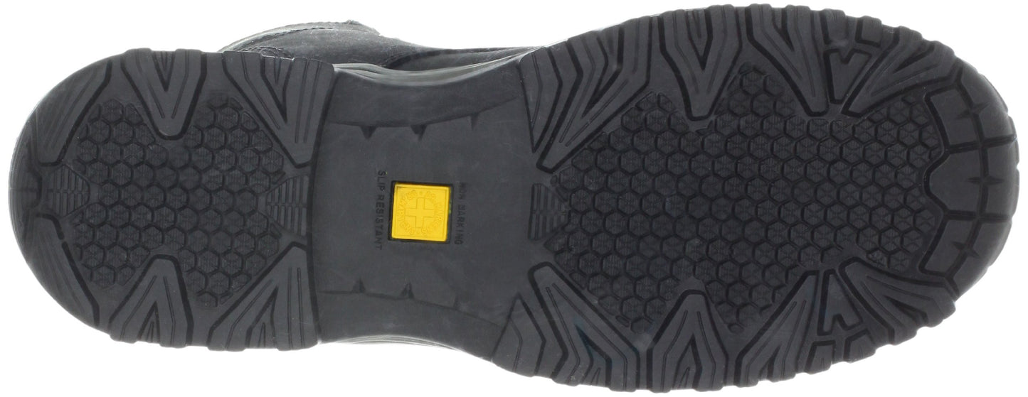 Dr. Martens Men's Falcon Work Boot,Black Industrial Greasy,11 UK/12 M US