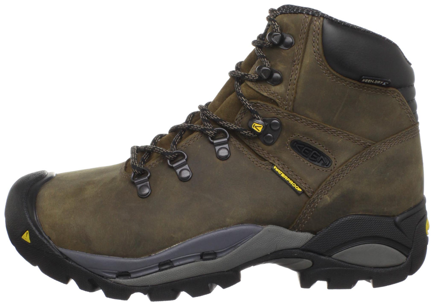 KEEN Utility Men's Cleveland Steel Toe Work Boot,Bison,8.5 EE US