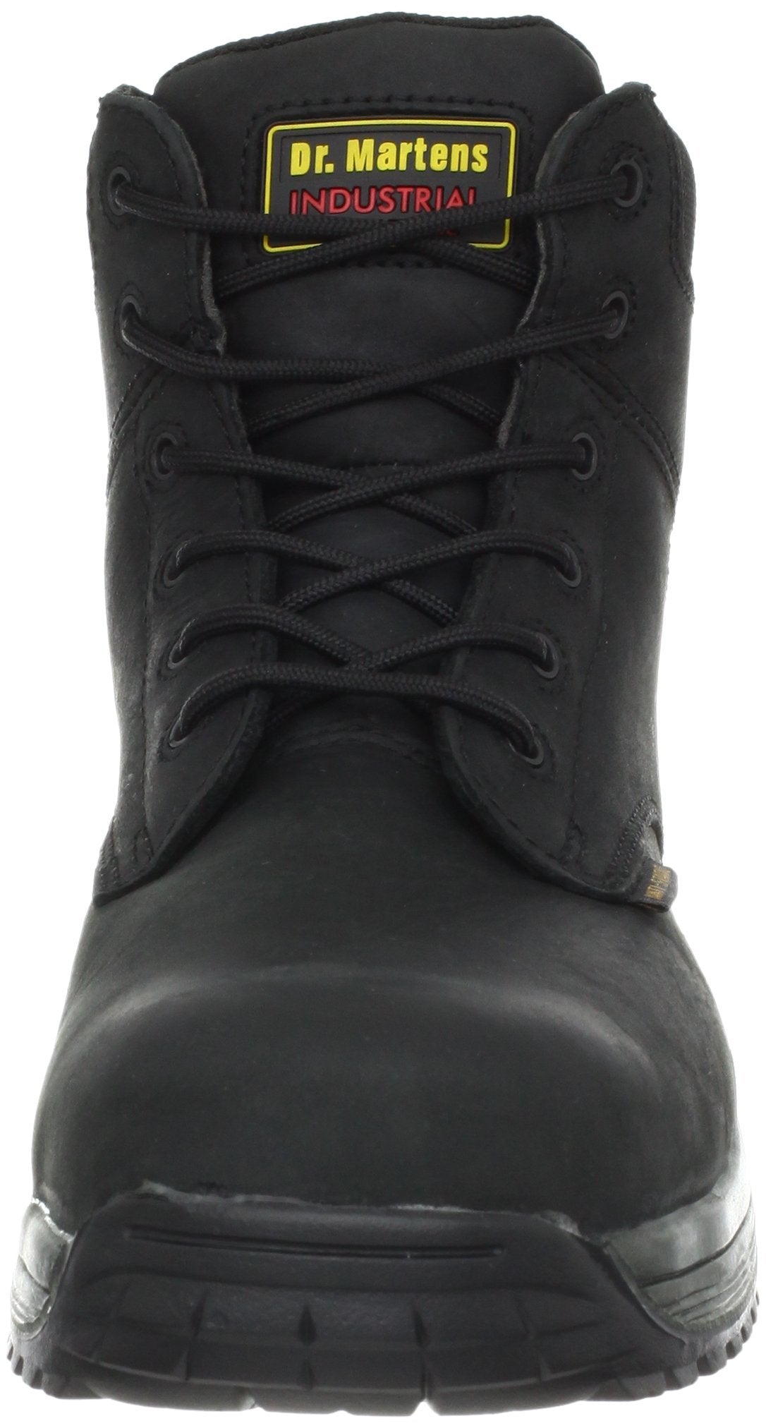 Dr. Martens Men's Falcon Work Boot,Black Industrial Greasy,11 UK/12 M US