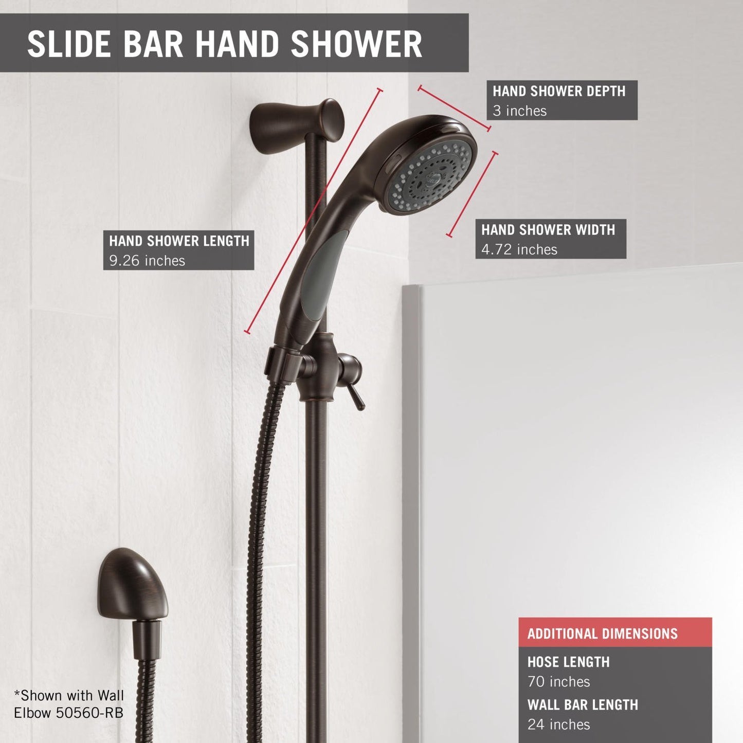 Open Damaged Box Delta 57014 Chrome Hand Shower Package Touch Clean Technology