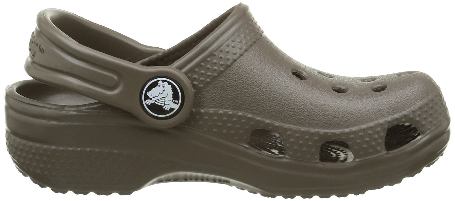 crocs Kid's Classic K Clog 10006, Chocolate, 3 US Little Kid / 5 US Big Kid