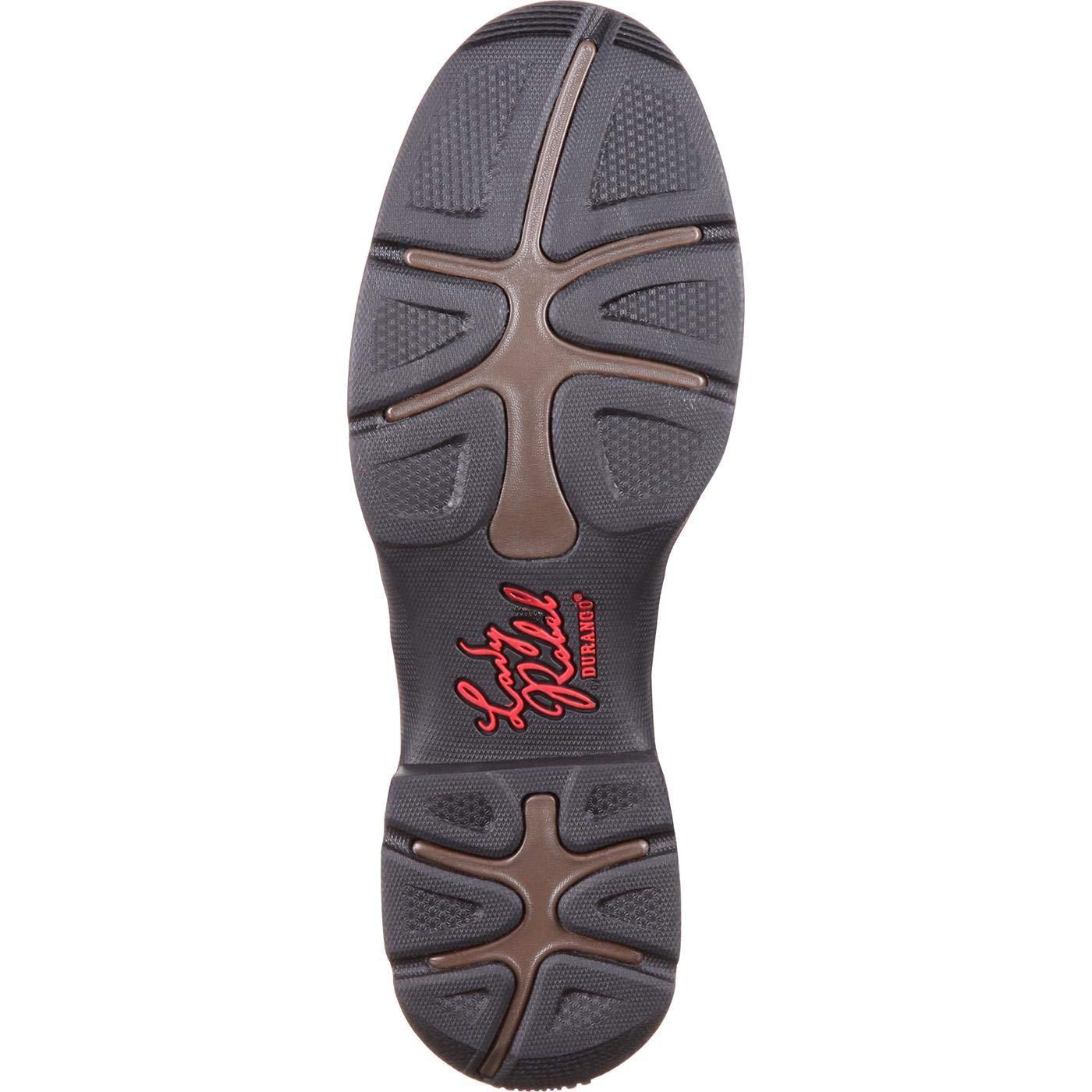 Durango Women's DRD0194 Western Boot, Dark Brown/Cream, 6 M US