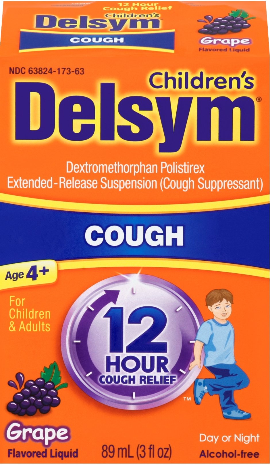 Delsym Childrens Cough - 3 oz. EXP 2/2024