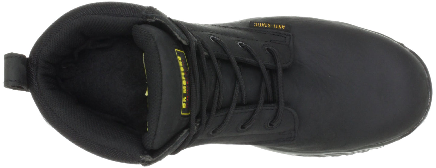 Dr. Martens Men's Falcon Work Boot,Black Industrial Greasy,11 UK/12 M US