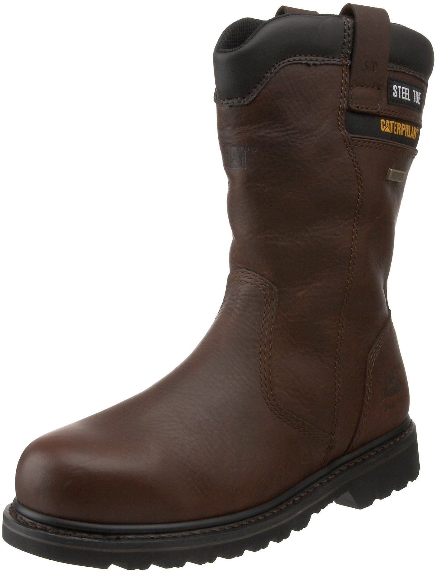 Caterpillar Men's Elkhart Waterproof Boot,Oak,8.5 M US