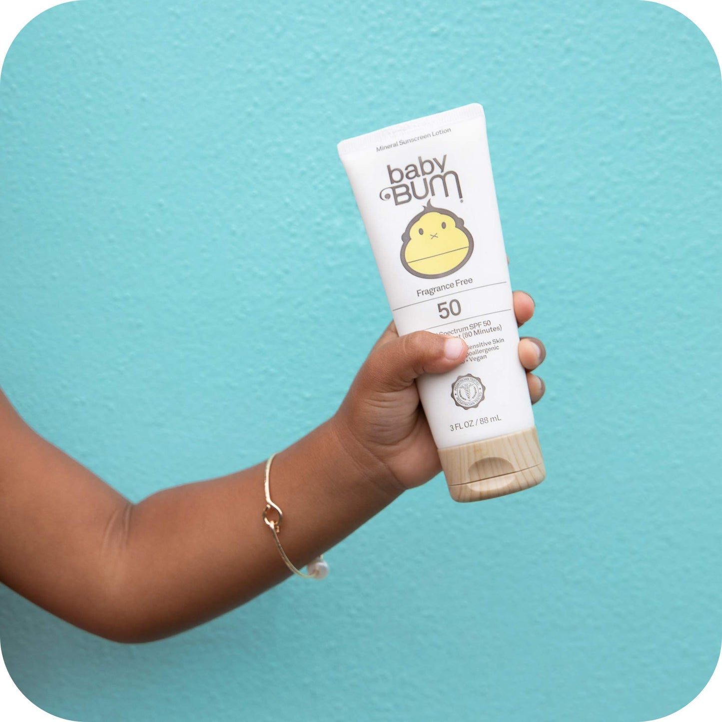 Baby Bum SPF 50 Sunscreen Lotion Travel Size | 3 FL OZ EXP 5/2024 CRACKERD LID
