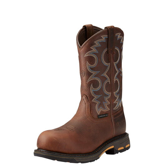 ARIAT Women's Workhog Composite Toe Work Boot Nutty Brown Size 10.5 C/Wide Us