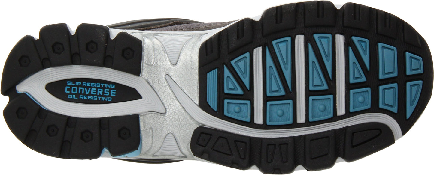 Converse Work WOS, Grey/Blue, Comp Toe, Oxford, Size 8.5 Medium, Womens