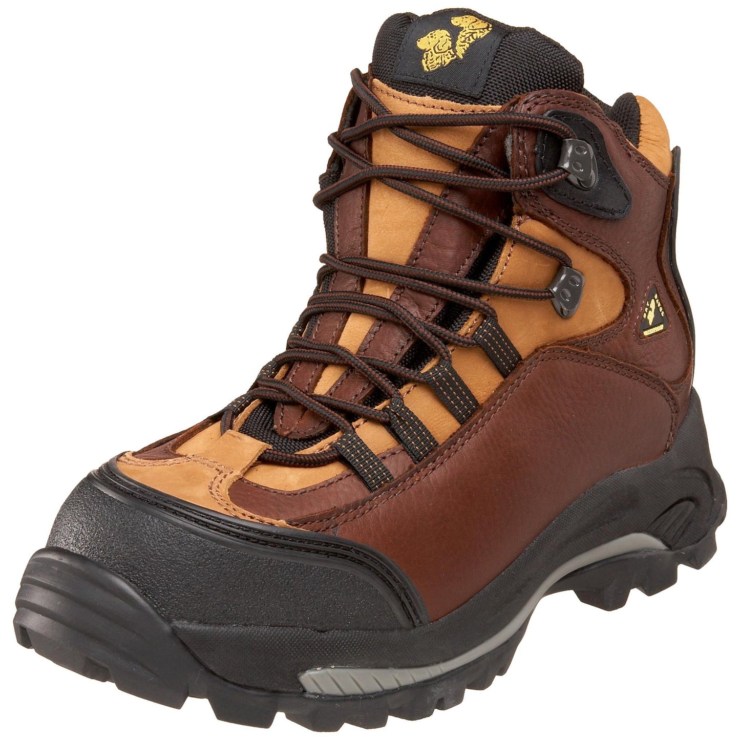 Golden Retriever Men's Safety Toe Waterproof Hiker,Brown,9 W US