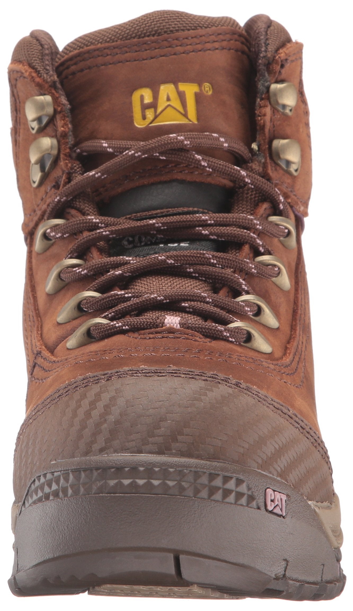 Caterpillar Women's Ally 6" Waterproof Comp Toe Industrial and Construction Shoe, Brown, 6.5 M US