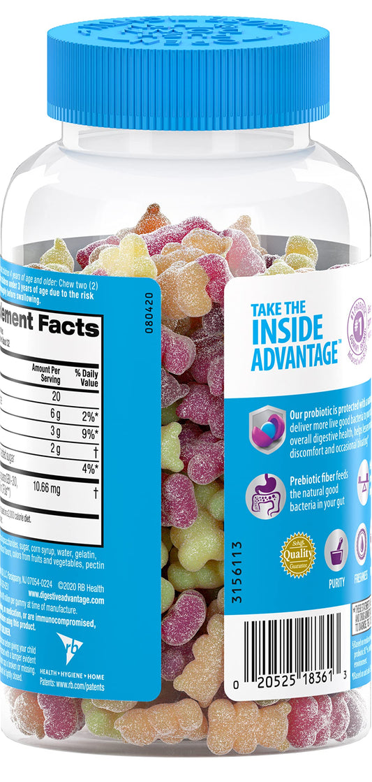 Digestive Advantage Prebiotic Fiber + Daily Probiotic - 65 exp 06/2023