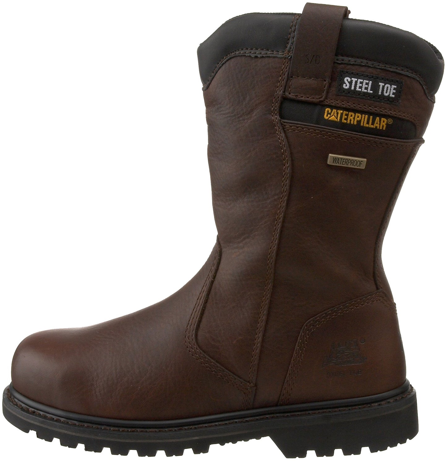 Caterpillar Men's Elkhart Waterproof Boot,Oak,8.5 M US