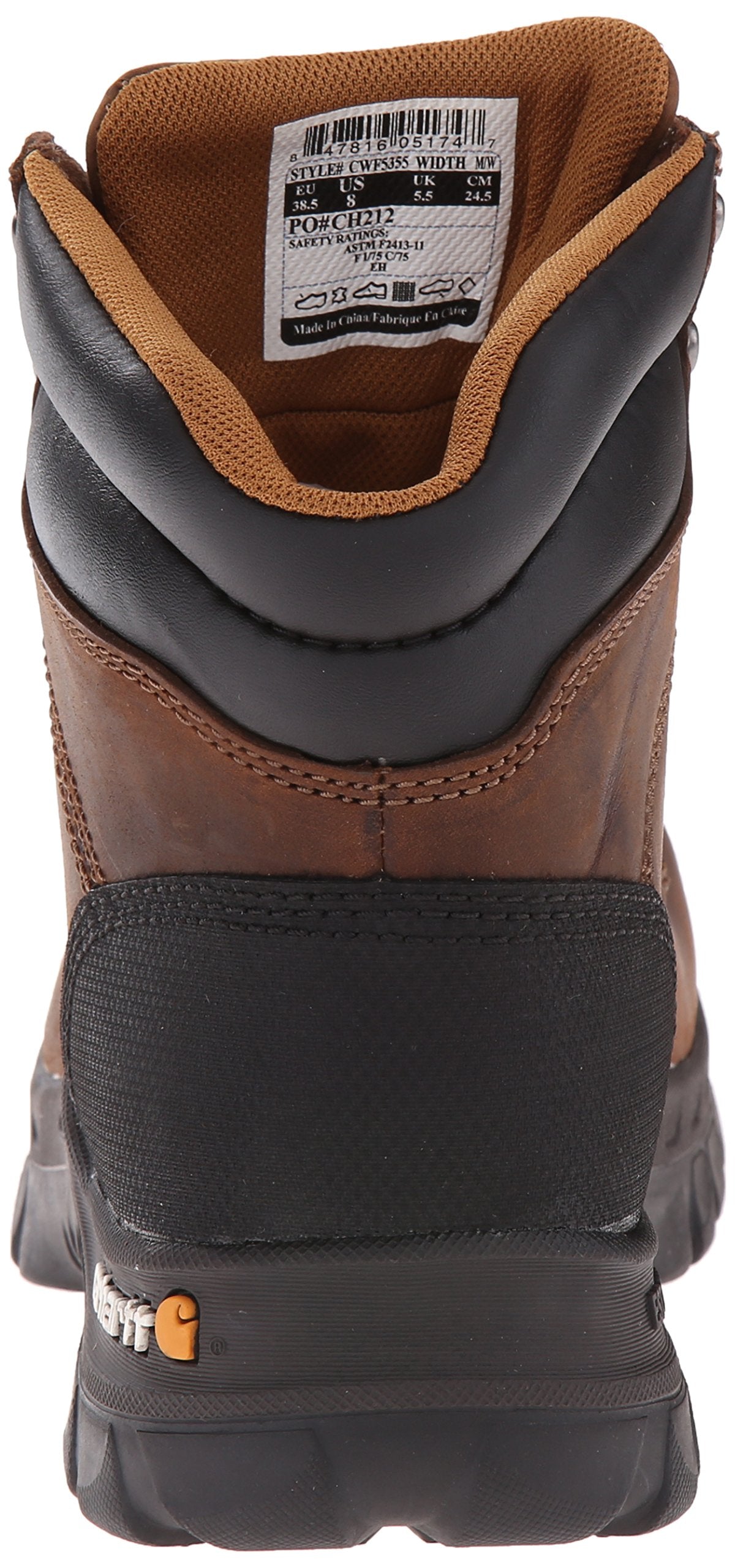 Carhartt Women's Rugged Flex 6 INCH COMP Toe CWF5355-W, Brown, 9.5 M US