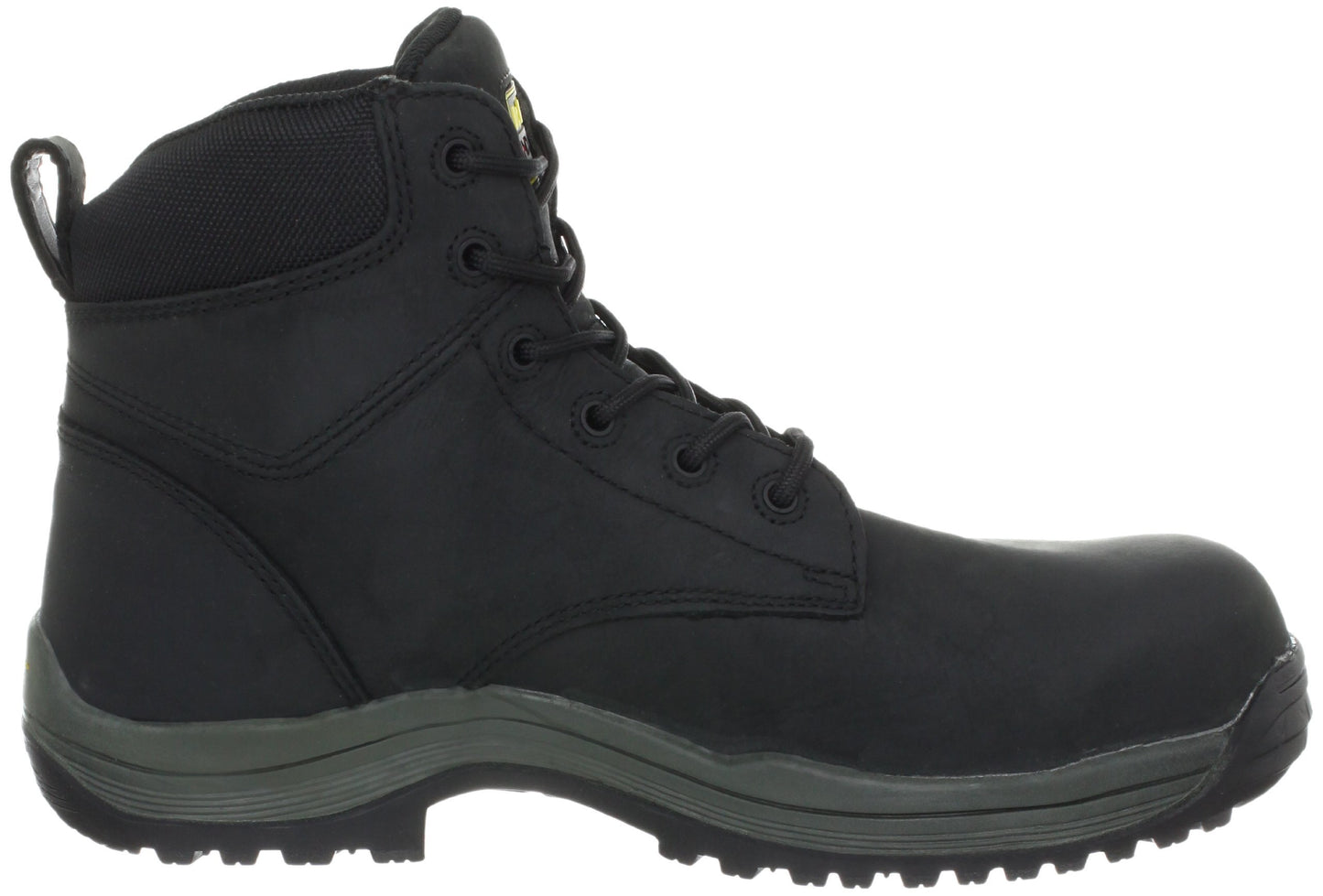 Dr. Martens Men's Falcon Work Boot,Black Industrial Greasy,12 UK/13 M US
