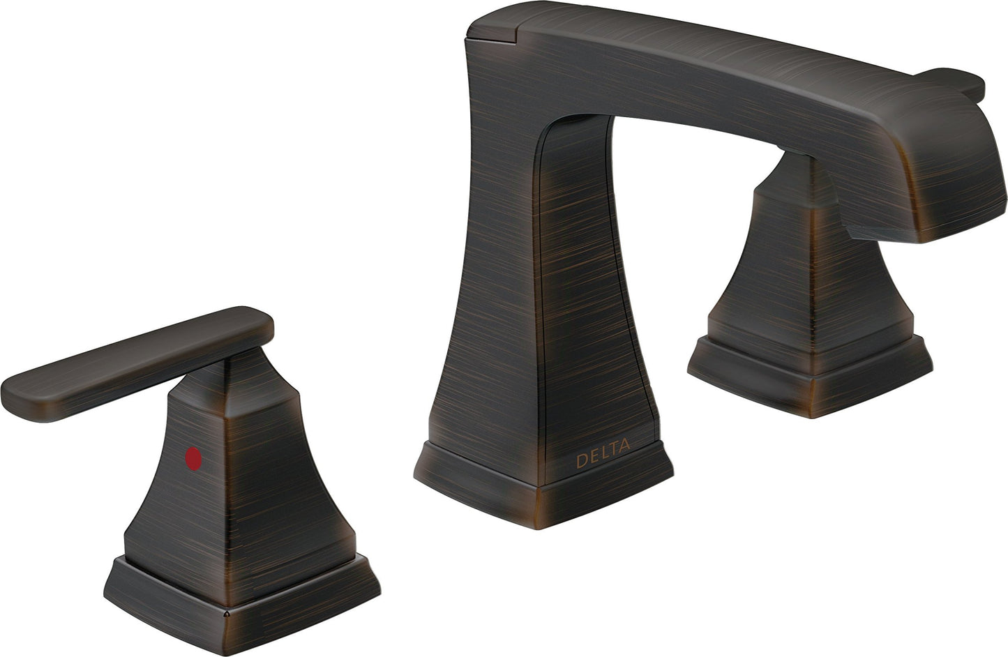 Delta Faucet Ashlyn 2-Handle Widespread Bathroom Faucet with Diamond Seal Technology and Metal Drain Assembly, Venetian Bronze 3564-RBMPU-DST