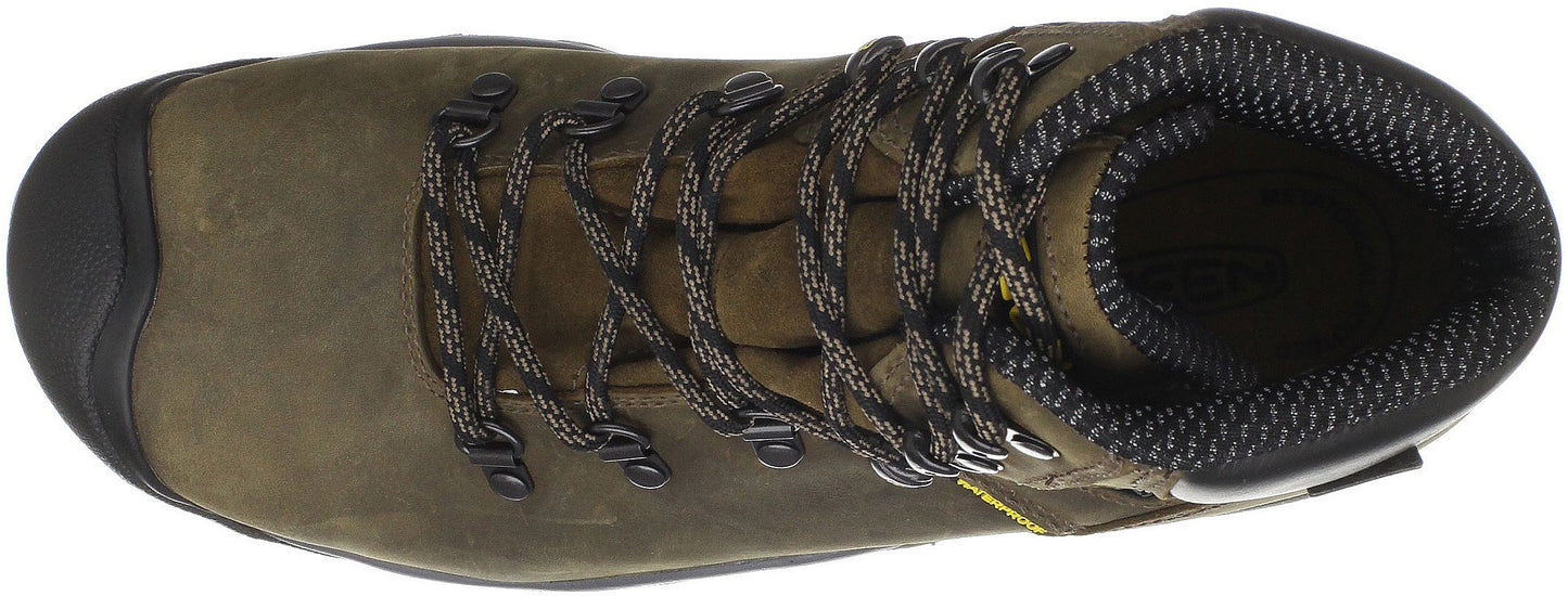 KEEN Utility Men's Cleveland Steel Toe Work Boot,Bison,8.5 EE US