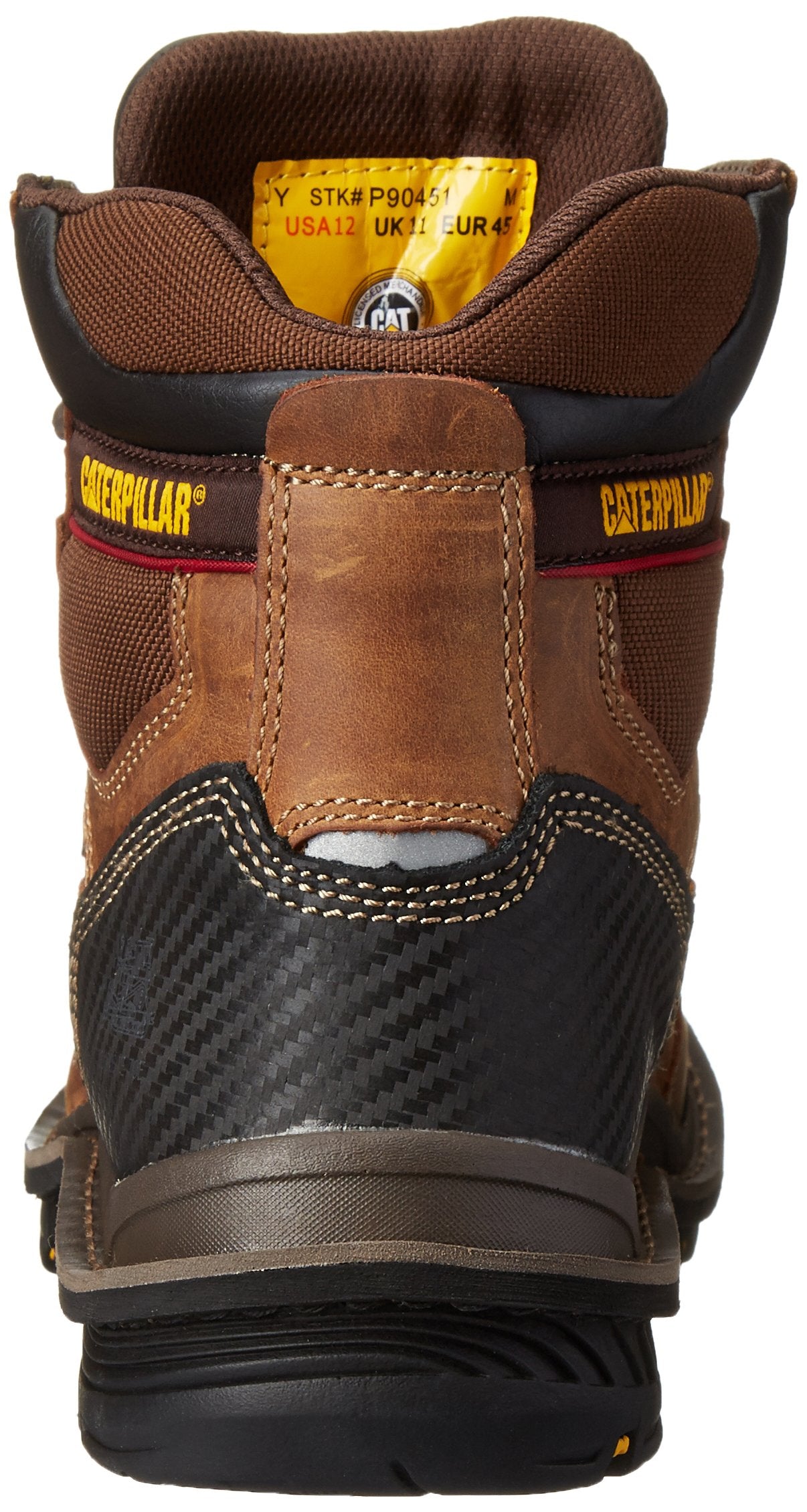 Caterpillar Men's Fabricate 6 Inch Tough Waterproof Comp Toe Work Boot, Brown, 10 M US