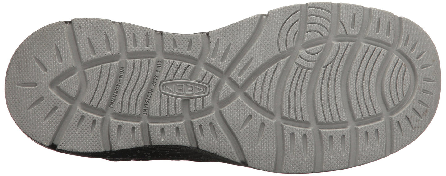KEEN Utility Women's Asheville at ESD Industrial & Construction Shoe, Black/Gargoyle, 7 W US