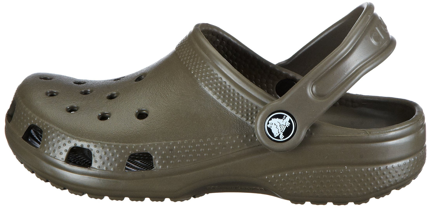 crocs Kid's Classic K Clog 10006, Chocolate, 3 US Little Kid / 5 US Big Kid