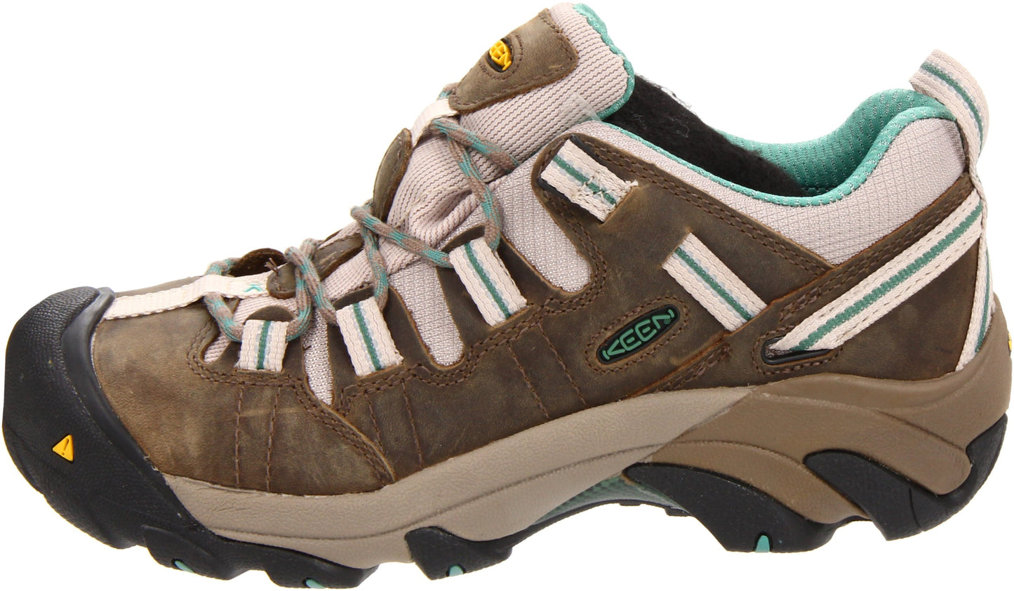 KEEN Utility Women's Detroit Low Steel Toe Work Shoe,Brindle/Deep Sea,8 W US