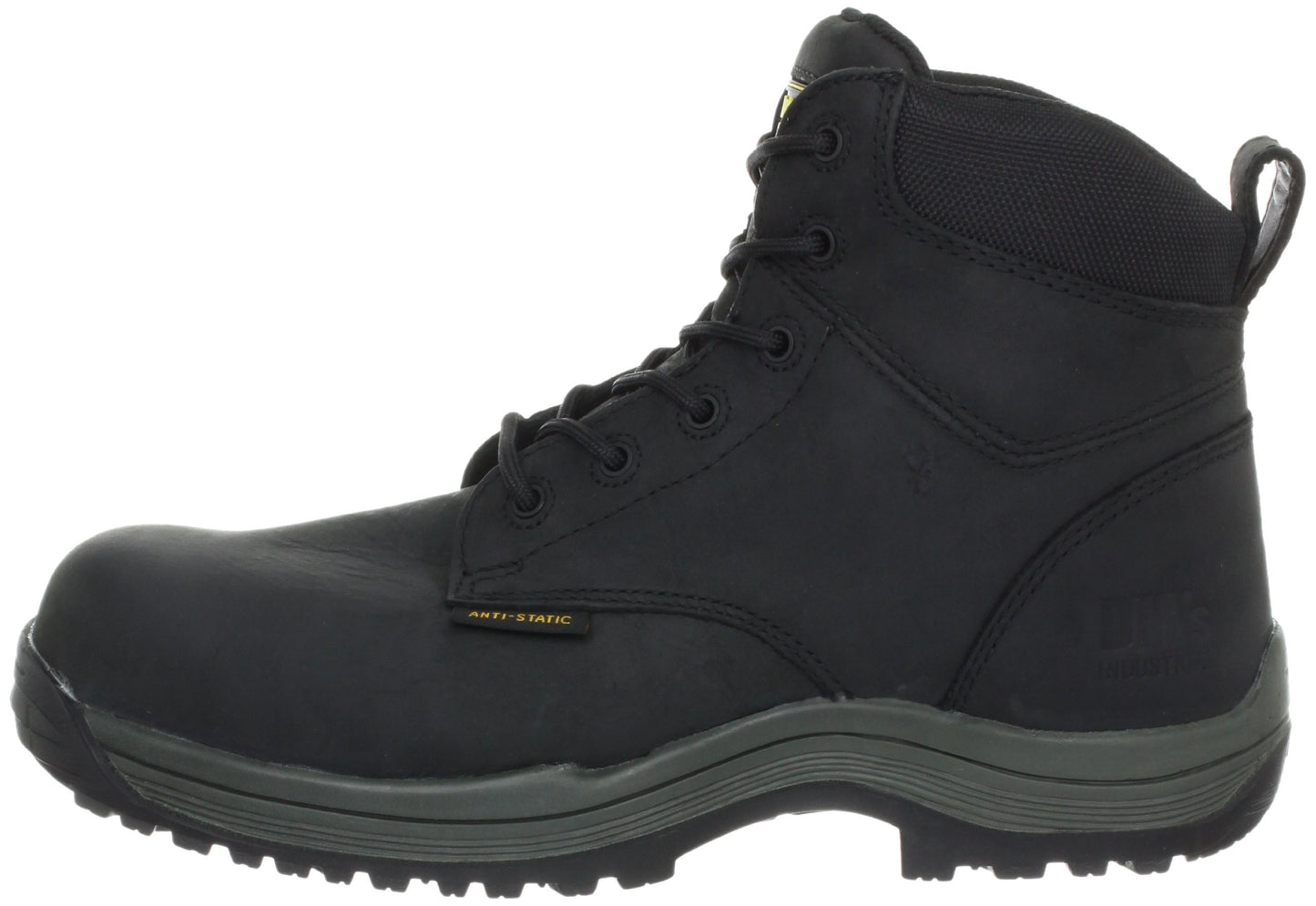 Dr. Martens Men's Falcon Work Boot,Black Industrial Greasy,11 UK/12 M US