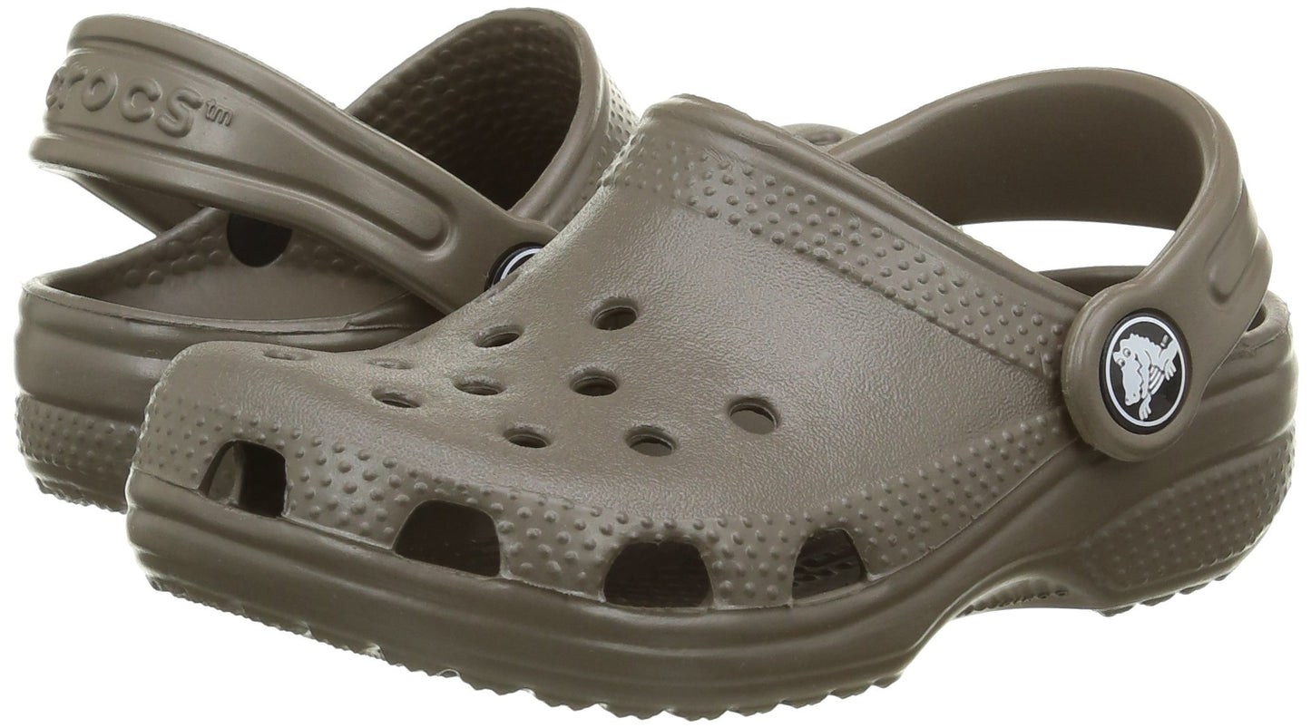 crocs Kid's Classic K Clog 10006, Chocolate, 3 US Little Kid / 5 US Big Kid