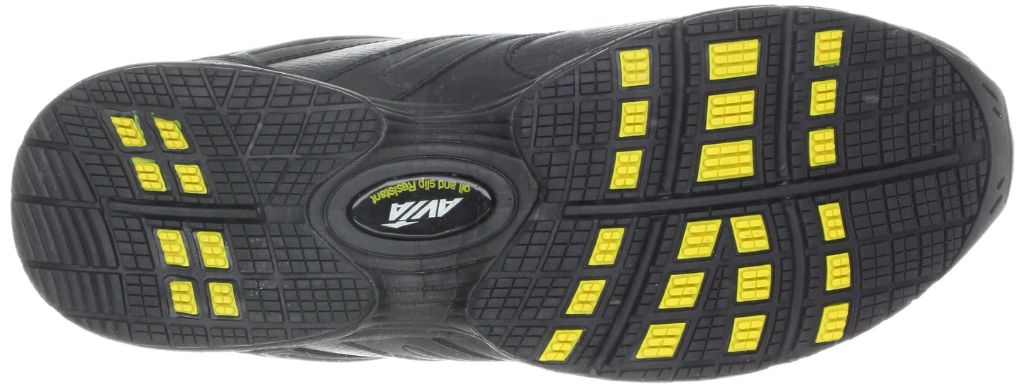 Avia (Brown Shoes Men's AVI-Walker, Black/Grey/Yellow, 11.5 W US