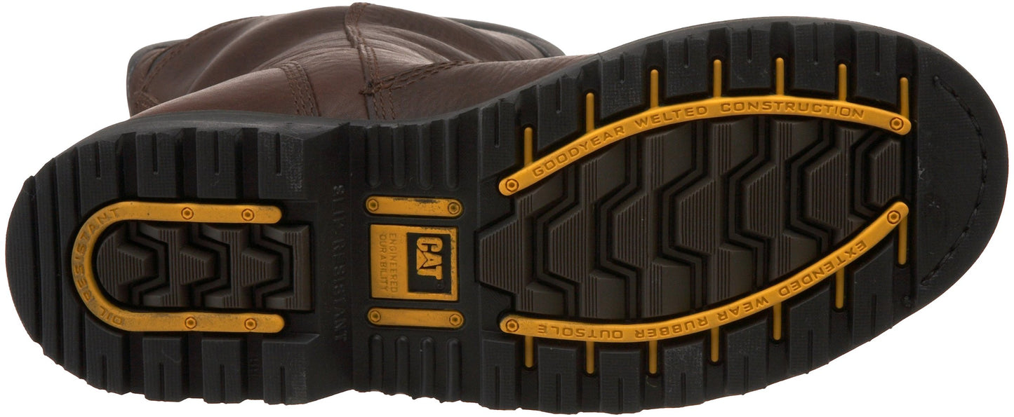 Caterpillar Men's Elkhart Waterproof Boot,Oak,8.5 M US