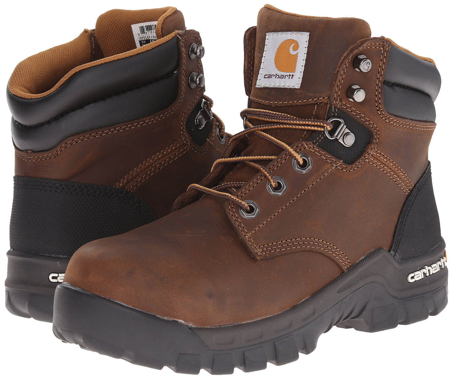 Carhartt Women's Rugged Flex 6 INCH COMP Toe CWF5355-W, Brown, 9.5 M US