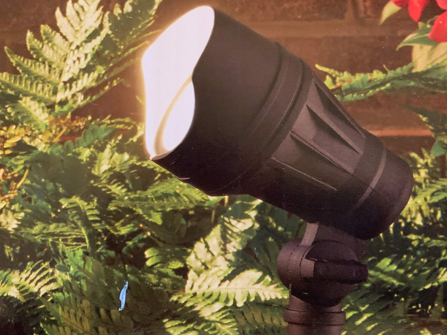 Hampton Bay Low-Voltage LED Black Outdoor Flood Light (4-Pack)