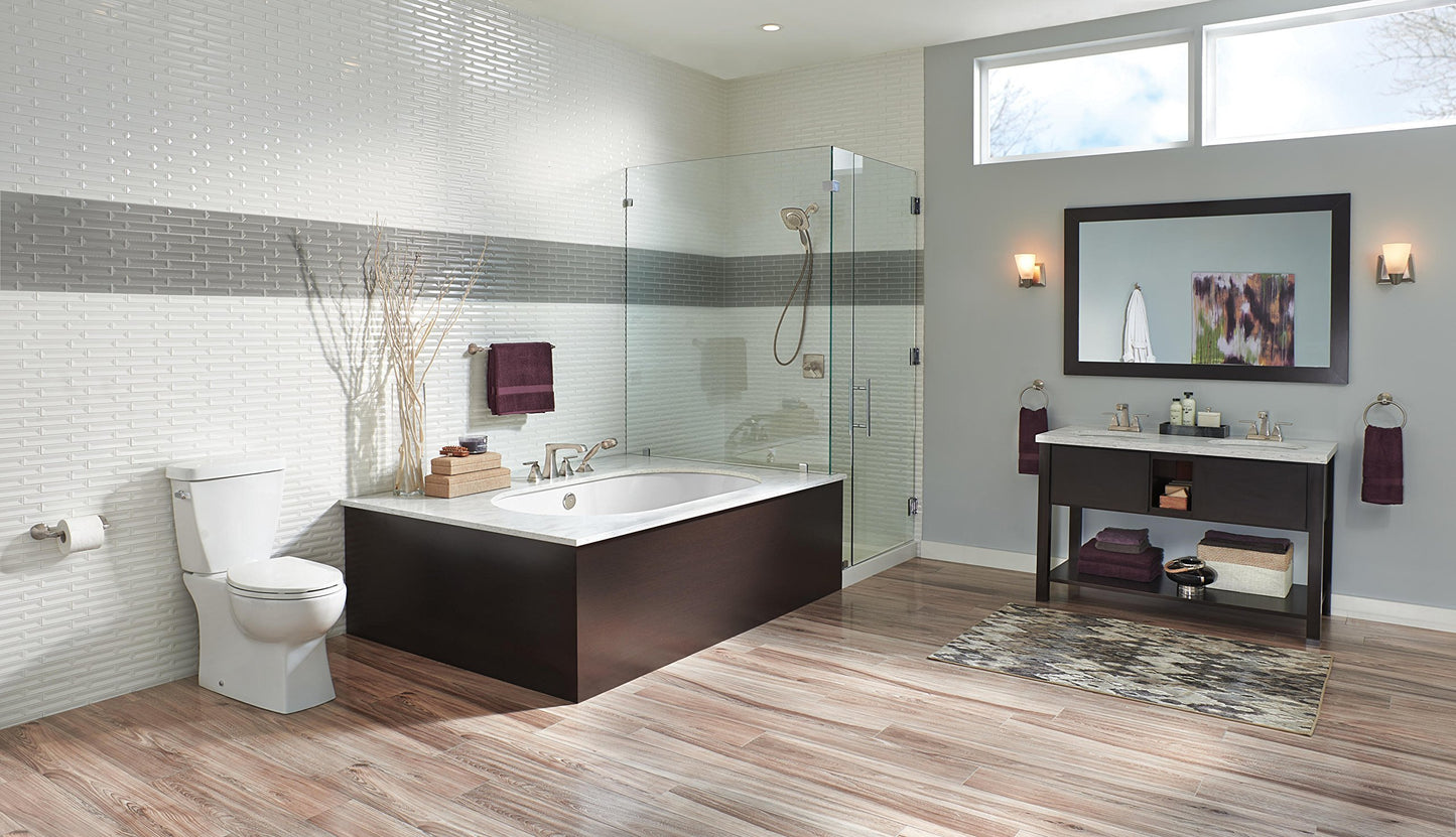 Delta Faucet Ashlyn 2-Handle Centerset Bathroom Faucet with Diamond Seal Technology and Metal Drain Assembly, Stainless 2564-SSMPU-DST