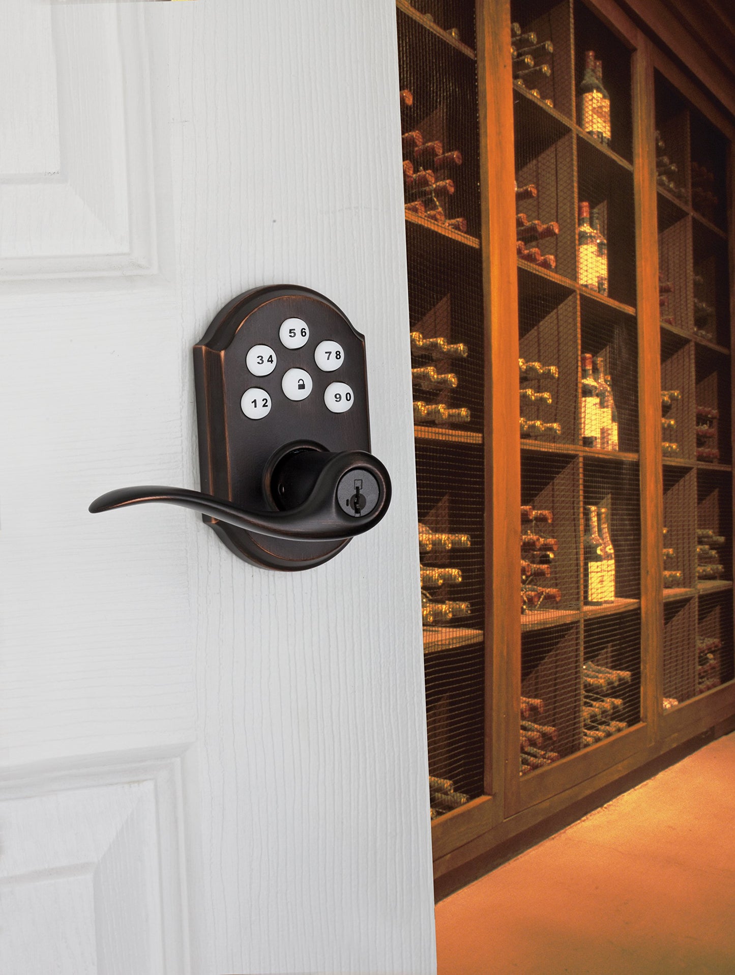 Kwikset 99110-009 SmartCode Electronic Lock with Tustin Lever Featuring SmartK..