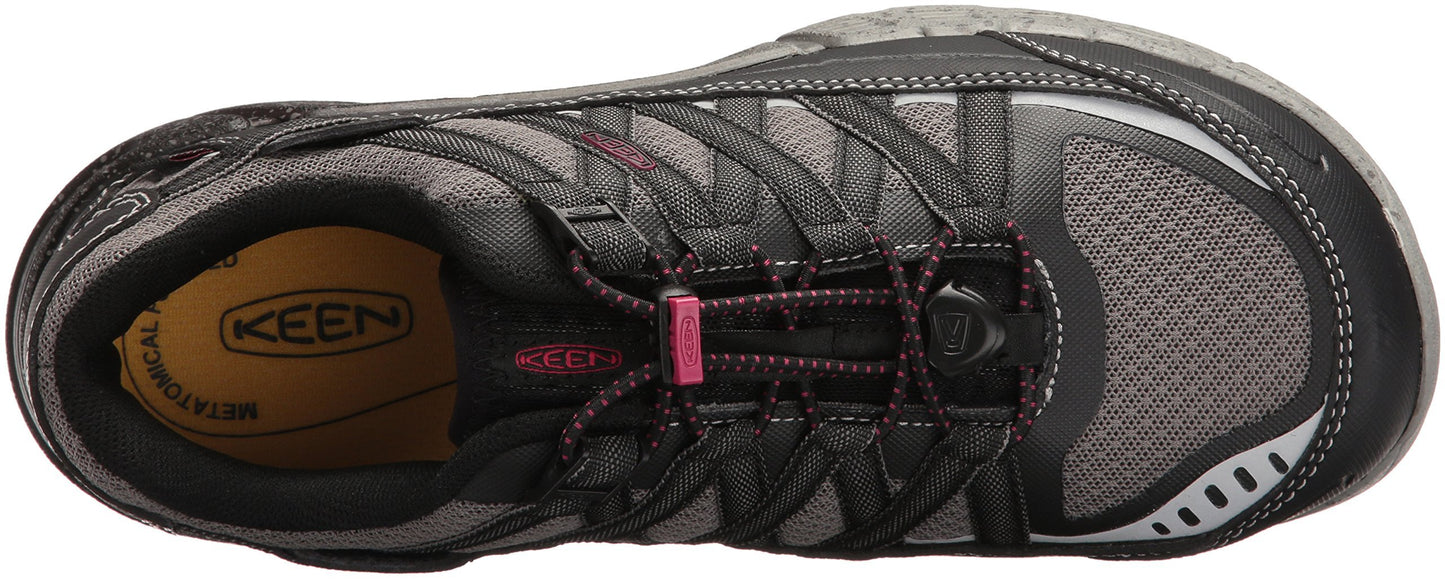 KEEN Utility Women's Asheville at ESD Industrial & Construction Shoe, Black/Gargoyle, 7 M US