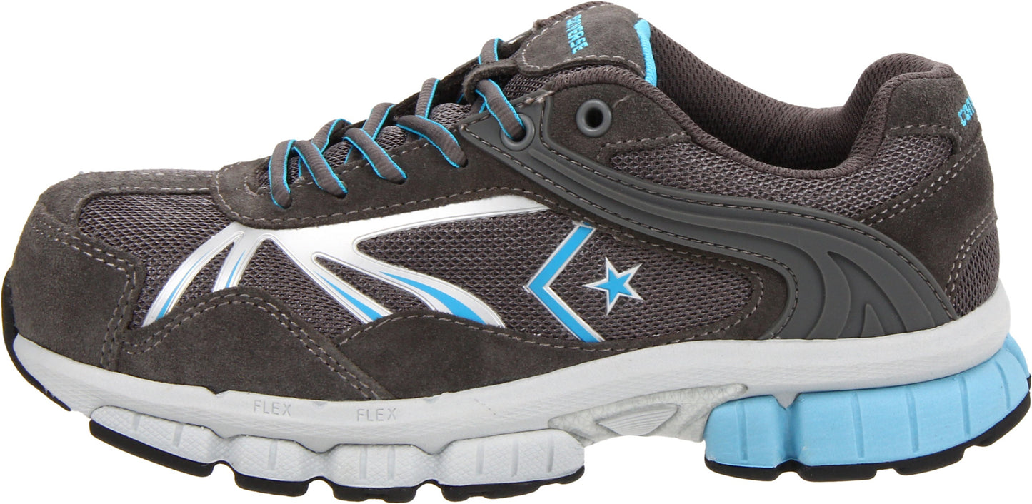 Converse Work WOS, Grey/Blue, Comp Toe, Oxford, Size 8.5 Medium, Womens