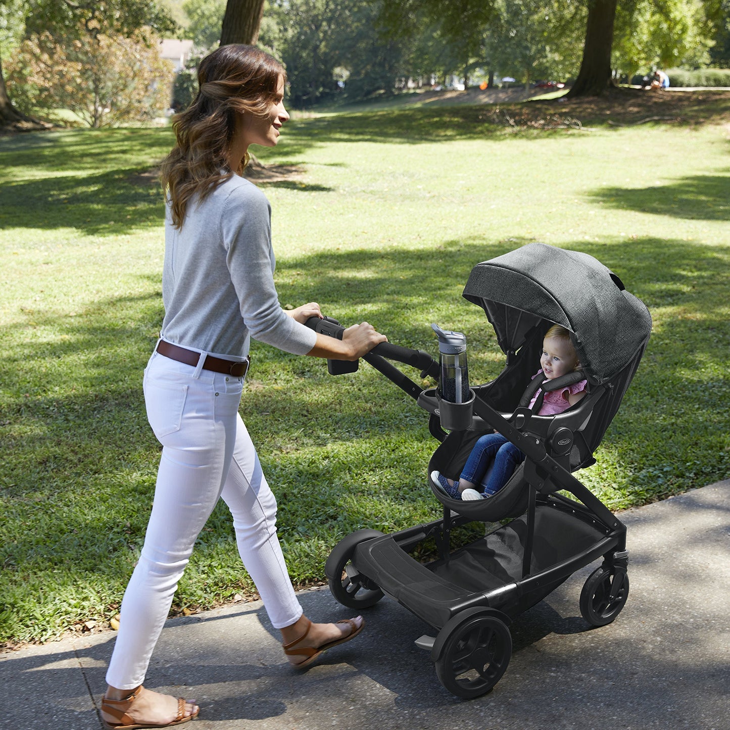 Graco Baby UNO2DUO Twin Tandem Double Stroller w/ Second Seat Ellington 2018 NEW