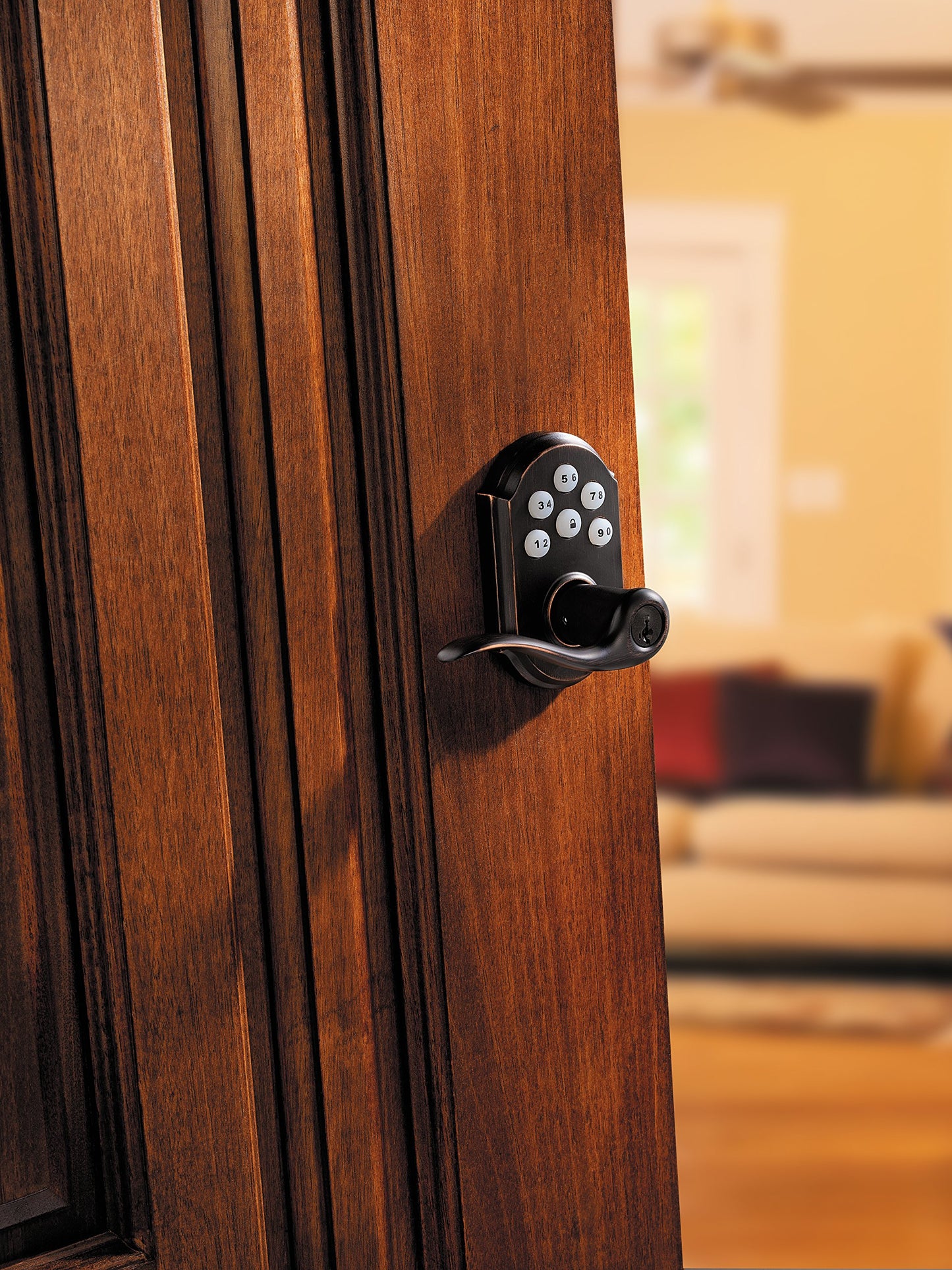 Kwikset 99110-009 SmartCode Electronic Lock with Tustin Lever Featuring SmartK..