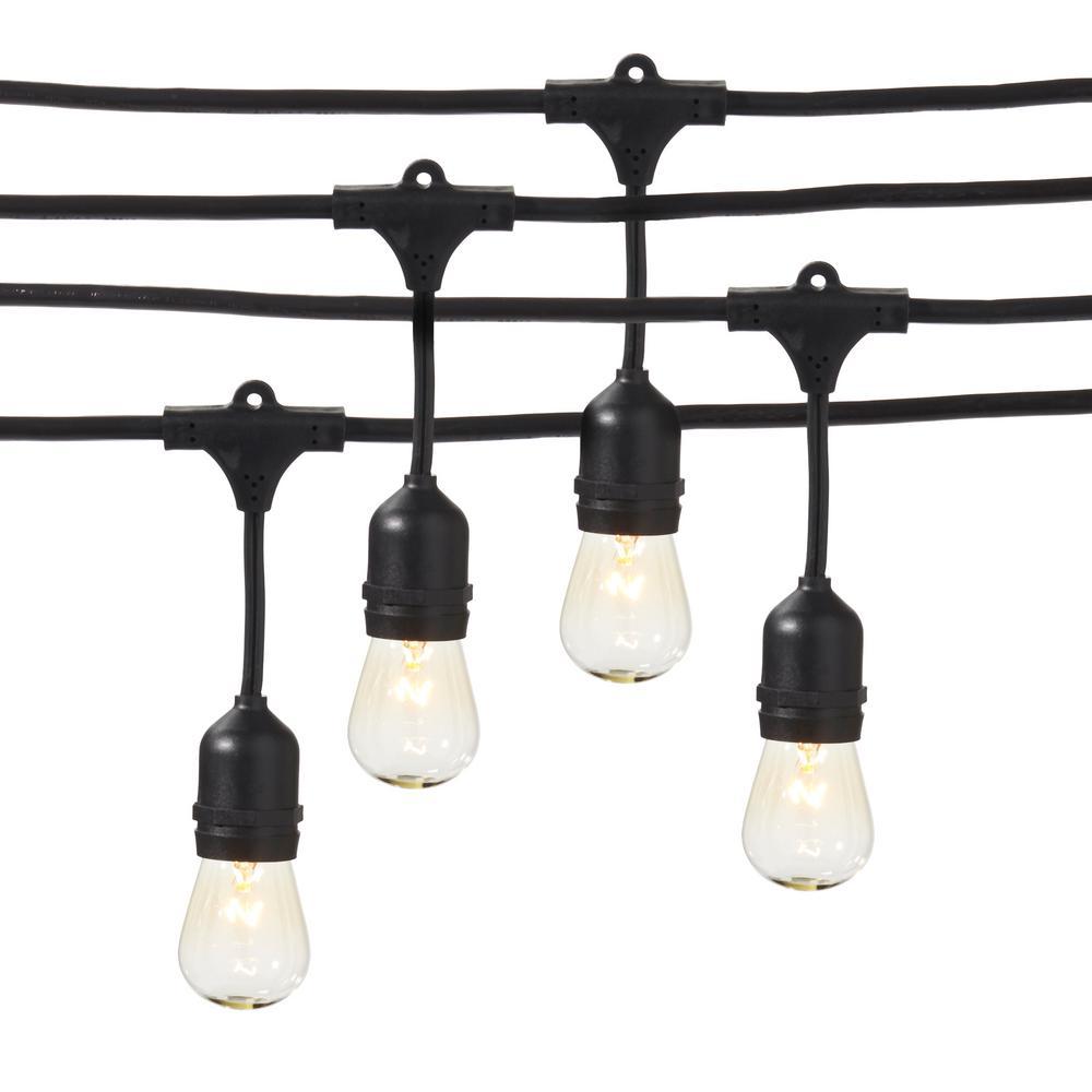 Hampton Bay HB 24-Socket 48 ft. Incandescent String Light