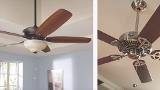 Hampton Bay Menage 52 in. LED Indoor Low Profile Brushed Nickel Ceiling Fan