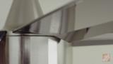 AS-IS Home Decorators Collection Merwry 52 in. LED Brushed Nickel