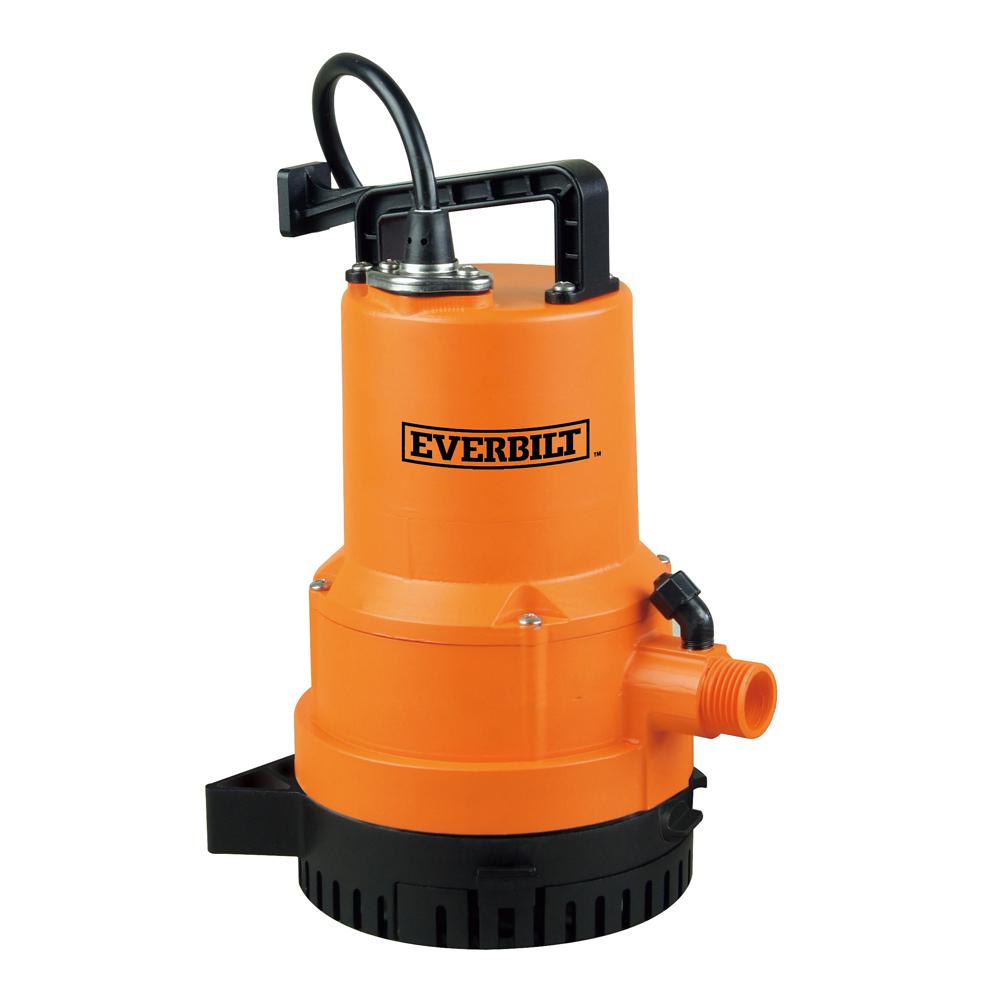 Everbilt 1/4 HP 2-in-1 Utility Pump- open box