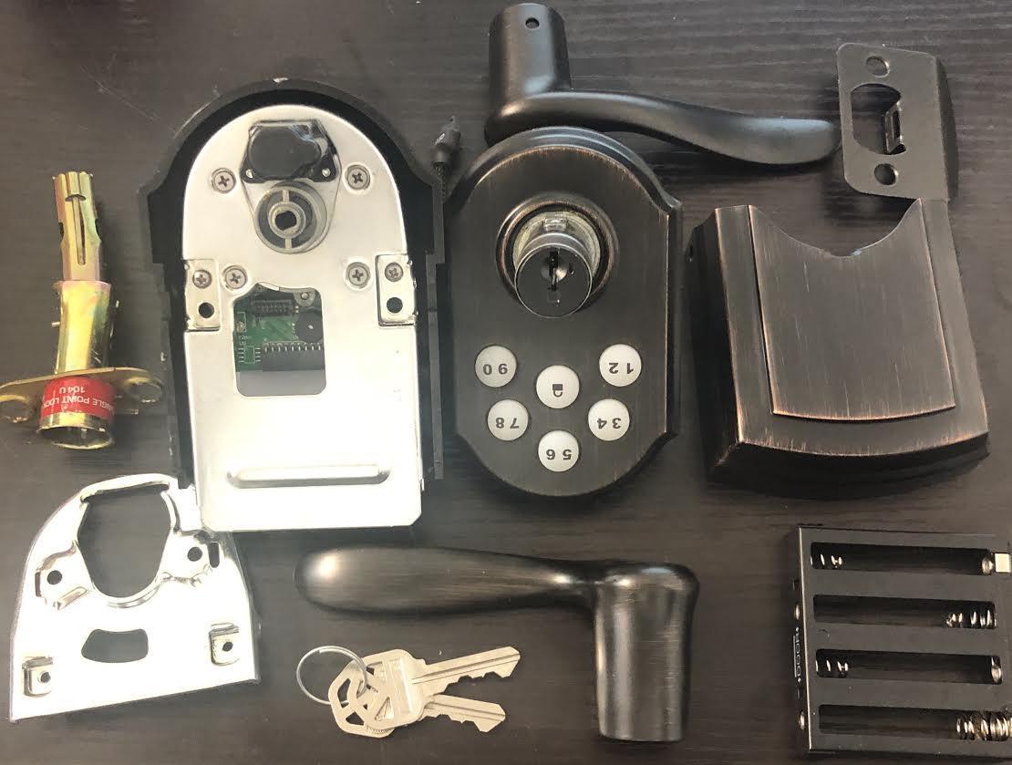 Kwikset 99110-009 SmartCode Electronic Lock with Tustin Lever Featuring SmartK..