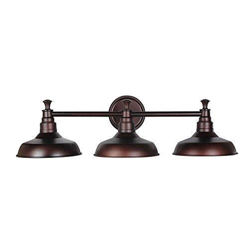 Design House 520320 Kimball 3-Light Textured Coffee Bronze Indoor Vanity Light..