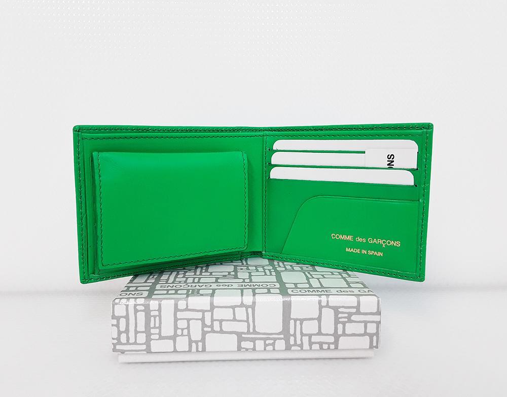 Comme Des Garçons Coin Compartment Wallet SA610B (Green)