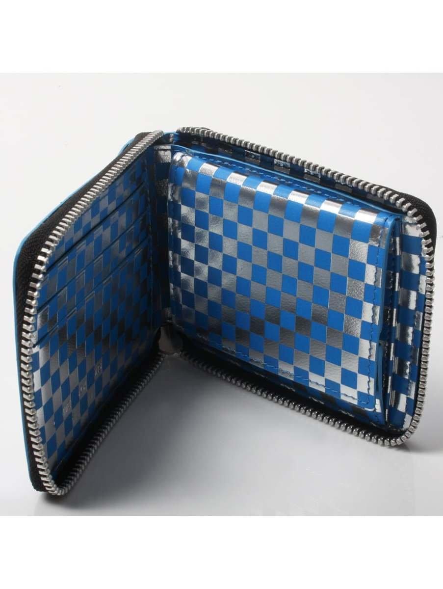 Comme Des Garçons Wallet Optical Group (SA7100GA) - Check/Blue