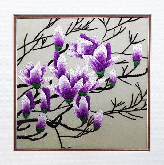 Chinese SuZhou Silk Embroidery (No Frame) | MAGNOLIA