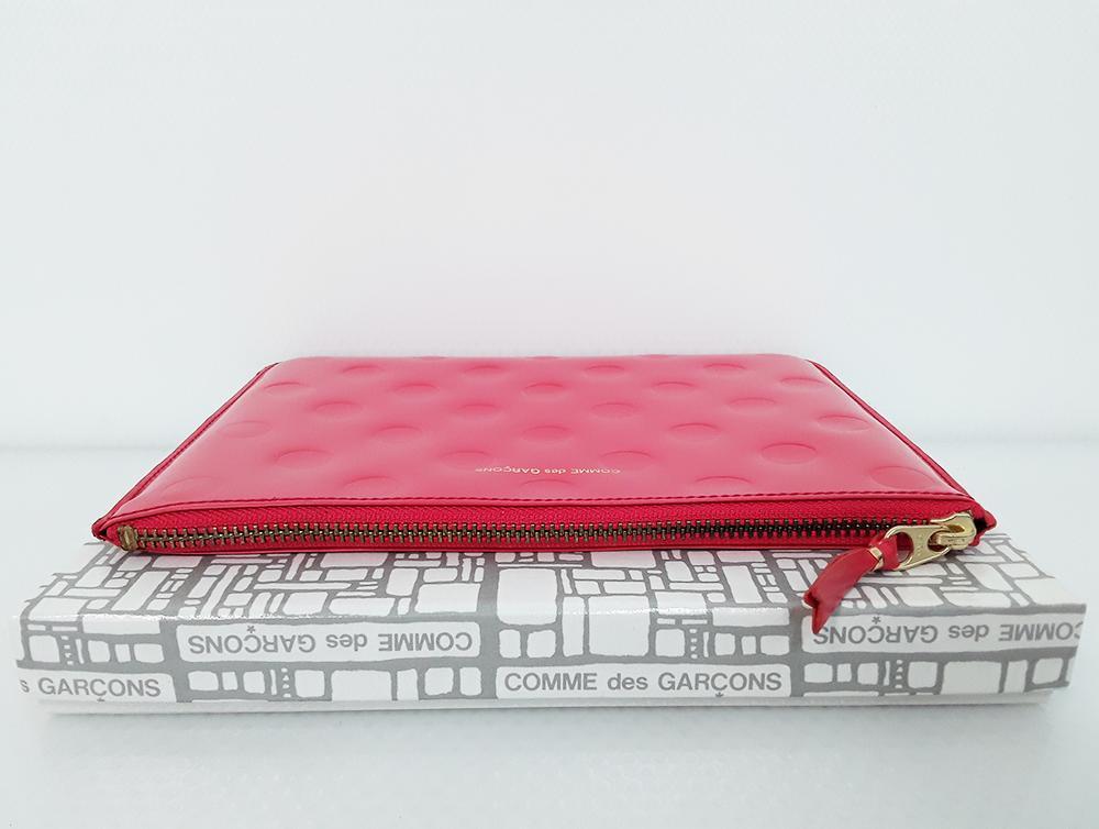 Comme Des Garçons Embossed Polka Pouch SA5100NE (Red)
