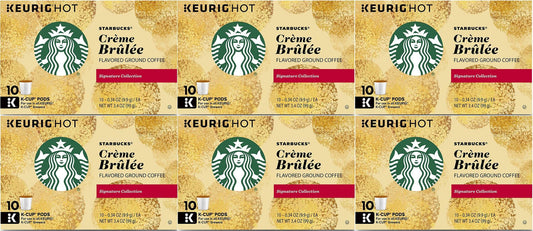 Starbucks Crème Brulée Roast K CUP Coffee for Keurig 60 COUNT BBD JAN 2020