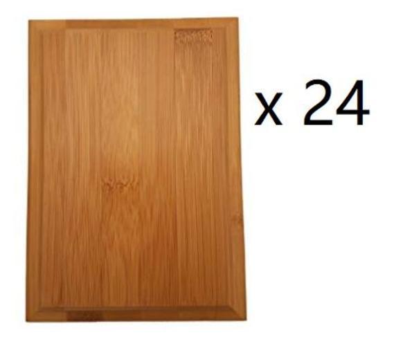 Genuine Bamboo Plaque (7" x 9") R1790 *LOT OF 24*